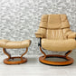 エコーネス EKORNES レノ RENO ストレスレスチェア stressless リクライニングチェア ＆ オットマン 北欧 ノルウェー ●