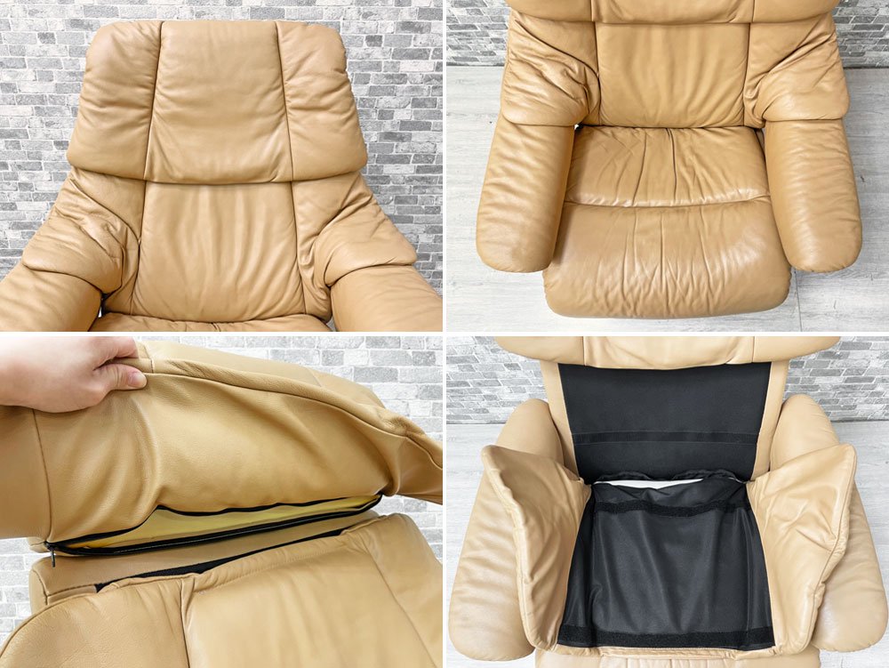 エコーネス EKORNES レノ RENO ストレスレスチェア stressless リクライニングチェア ＆ オットマン 北欧 ノルウェー ●