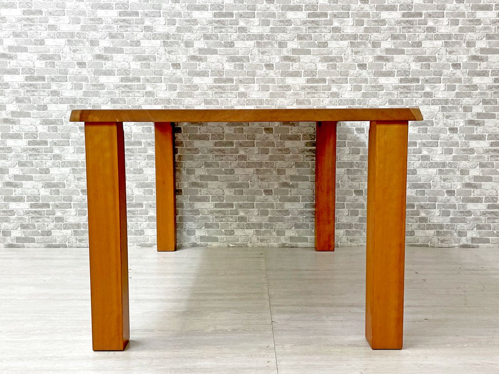 家具蔵 KAGURA テーブル ネイチャー? TABLE NATURE ? ダイニングテーブル チェリー無垢材 耳付き クラフト家具 W135cm ●