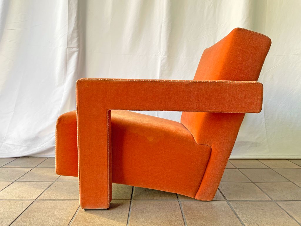 カッシーナイクスシー Cassina ixc. 637 ユトレヒト UTRECHT 1Pソファ ラウンジチェア ヘリット・トーマス・リートフェルト イタリア 定価￥715,000- ◇