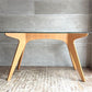 イーアンドワイ E＆Y ペガサス ダイニングテーブル PEGASUS DINING TABLE N-BE W140 ビーチ材プライウッド×ガラストップ 参考定価￥154,000- ♪