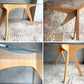 イーアンドワイ E＆Y ペガサス ダイニングテーブル PEGASUS DINING TABLE N-BE W140 ビーチ材プライウッド×ガラストップ 参考定価￥154,000- ♪