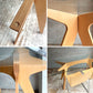 イーアンドワイ E＆Y ペガサス ダイニングテーブル PEGASUS DINING TABLE N-BE W140 ビーチ材プライウッド×ガラストップ 参考定価￥154,000- ♪