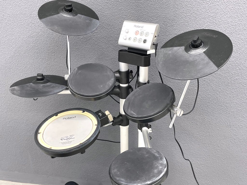 ローランド Roland V-Drums HD-1 電子ドラム Pearl ドラムスローン付 動作確認済 分解発送 〓