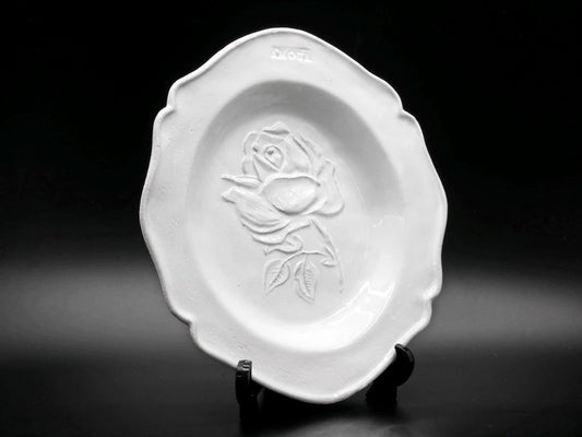 アスティエ・ド・ヴィラット Astier de Villatte フルール Fleurs スーププレート AMOUR 27cm ナタリー・レテ フランス シャビーシック ●