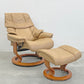 エコーネス EKORNES レノ RENO ストレスレスチェア stressless リクライニングチェア＆オットマン付 ＆オットマン付 〓