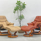 エコーネス EKORNES レノ RENO ストレスレスチェア stressless リクライニングチェア＆オットマン付 ＆オットマン付 〓