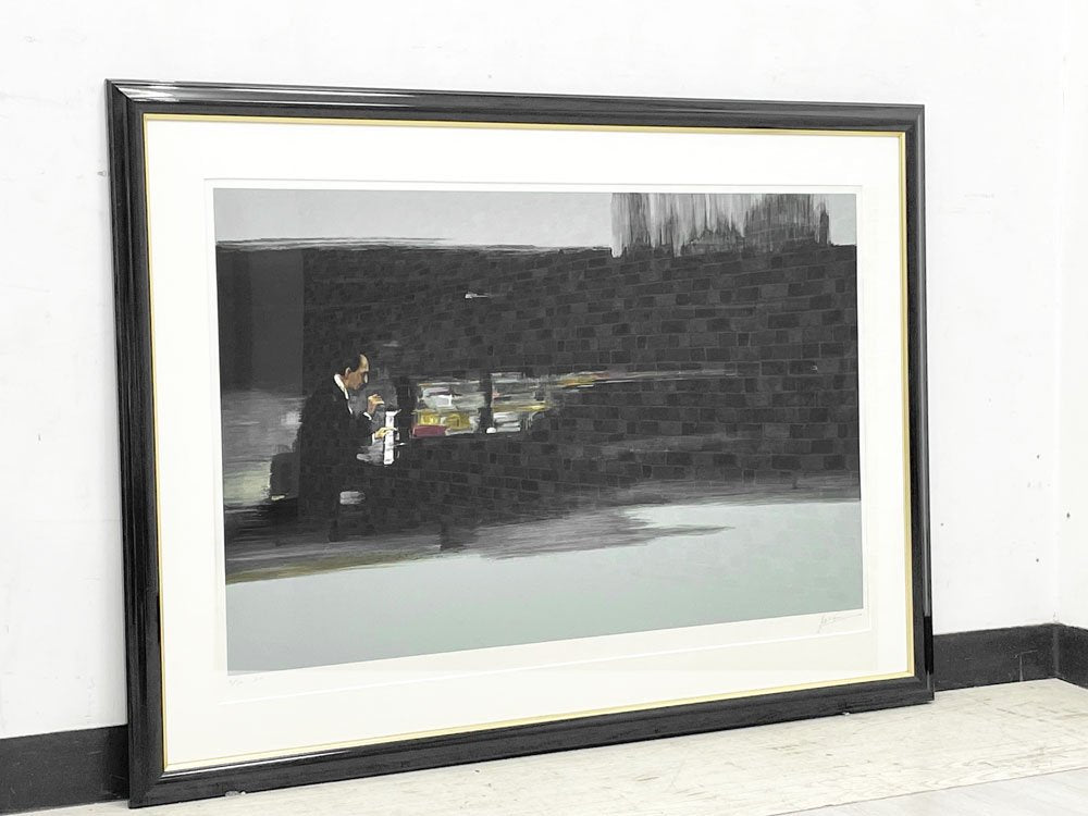 ジン・カム Jin・G・Kam バラード BALLAD リトグラフ 版画 128×92㎝ 額装品 AP 5/30 ●