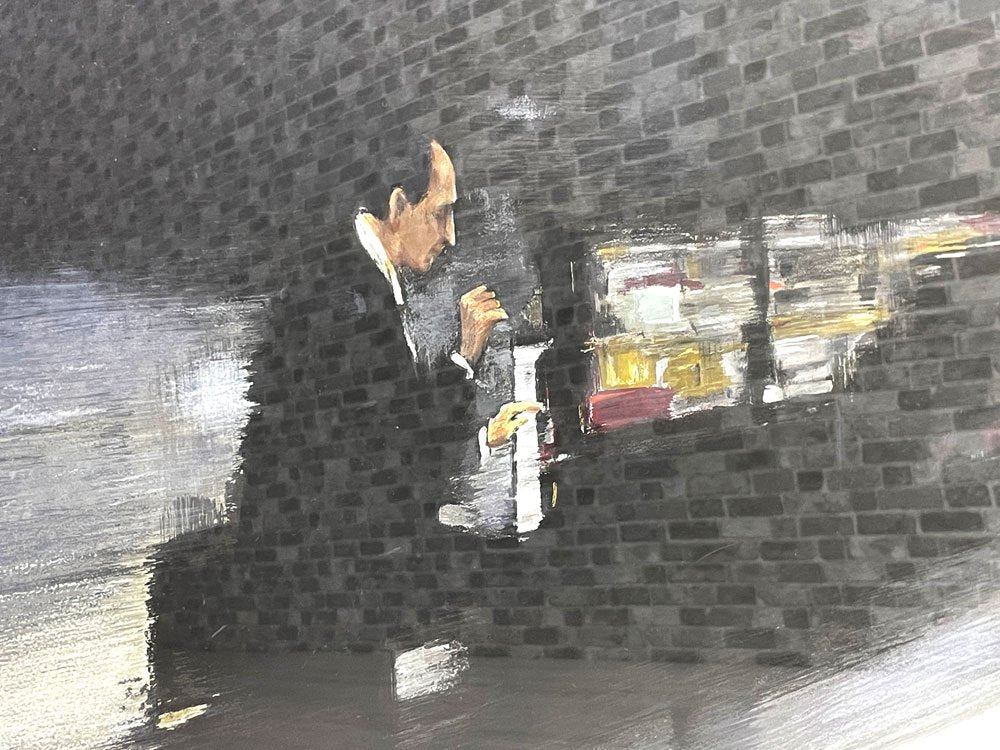 ジン・カム Jin・G・Kam バラード BALLAD リトグラフ 版画 128×92㎝ 額装品 AP 5/30 ●