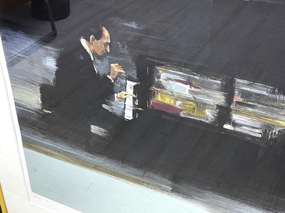 ジン・カム Jin・G・Kam バラード BALLAD リトグラフ 版画 128×92㎝ 額装品 AP 5/30 ●