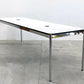 USMハラー USM Haller モジュラーファニチャー Modular Furniture ハラーテーブル ワークデスク W250cm ホワイトラミネート天板 美品 配線孔 〓