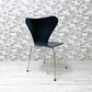 フリッツハンセン Fritz Hansen 3107 セブンチェア カラードアッシュ ブラック アルネ・ヤコブセン Arne Jacobsen スタッキングチェア デンマーク 北欧家具 ●