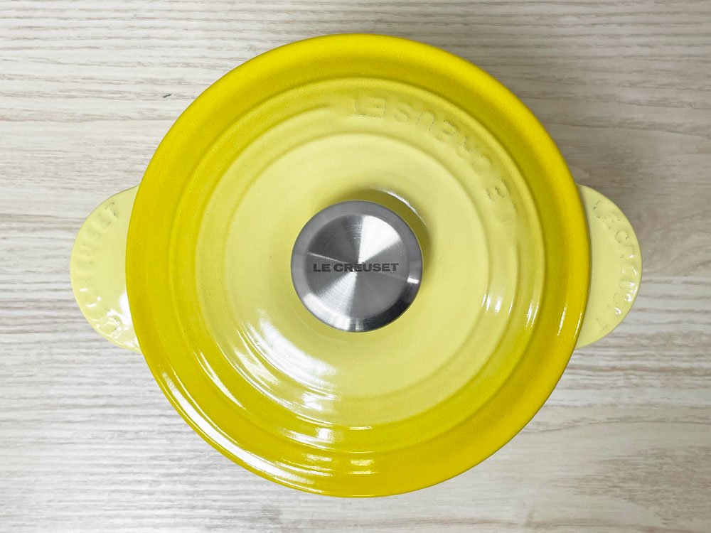 ルクルーゼ Le Creuset ココット エブリィ 18cm ソレイユ 鋳物 鍋 ガス・IH・オーブン対応 箱付き 未使用品 ●