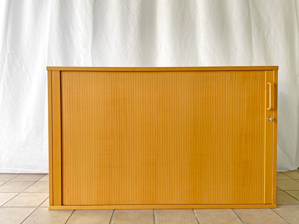 ラボファ Labofa 木製キャビネット ストレージ 蛇腹扉 デンマーク製 鍵付き 台座なし W116cm 北欧家具
 ◇