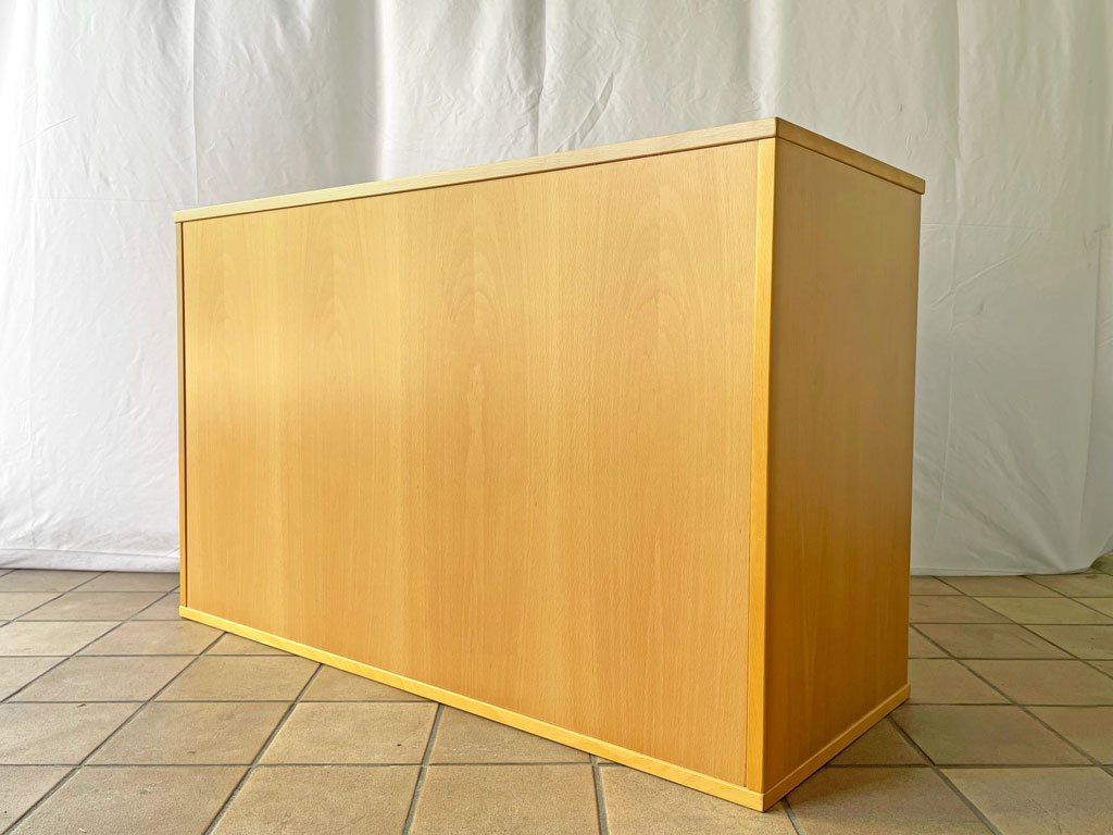 ラボファ Labofa 木製キャビネット ストレージ 蛇腹扉 デンマーク製 鍵付き 台座なし W116cm 北欧家具
 ◇