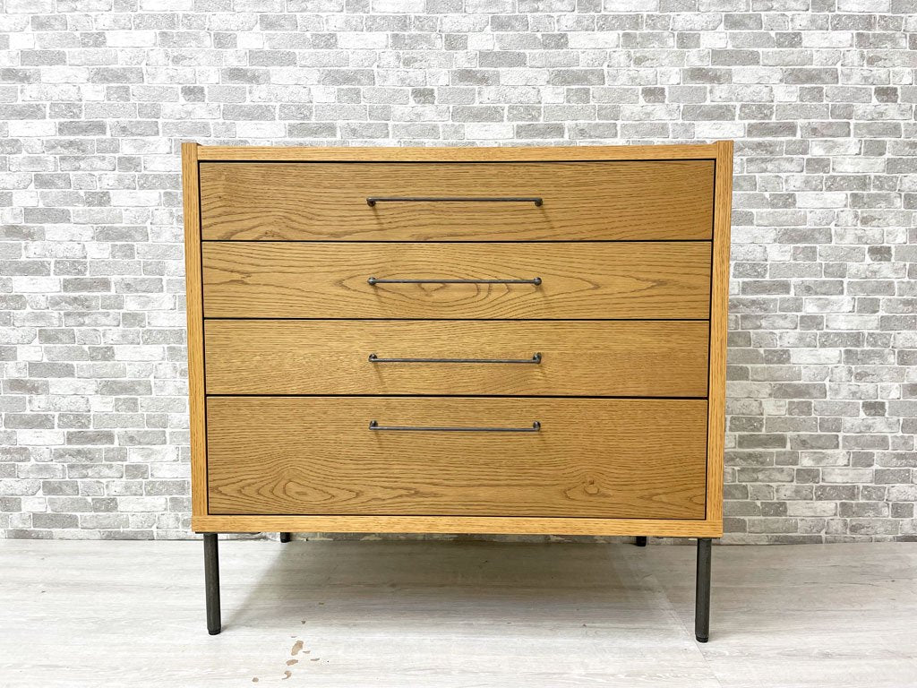 アデペシュ a.depeche カデル cadeal 4ドロワー 4drawer チェスト chest オーク材 オイル仕上げ 参考定価 : \53,900- ●