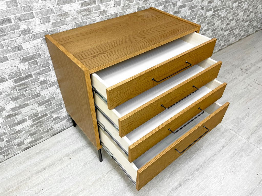 アデペシュ a.depeche カデル cadeal 4ドロワー 4drawer チェスト chest オーク材 オイル仕上げ 参考定価 : \53,900- ●