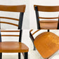 ビンテージ Vintage カフェチェア Cafe chair ビストロチェアモチーフ ダイニングチェア ナチュラル × ブラックペイント ヨーロピアンビンテージ 〓