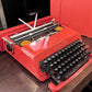 オリベッティ olivetti バレンタイン Valentine タイプライター 赤いバケツ エットーレ・ソットサス Ettore Sottsass スペイン製 MoMA ◇