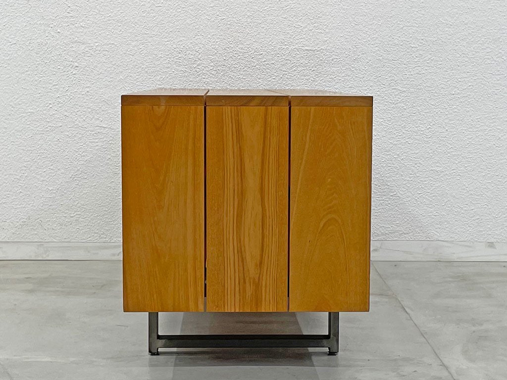 イデー IDEE プランクス PLANX 廃盤 SIDEBOARD2 AVボード W130 タモ材 無垢材 〓