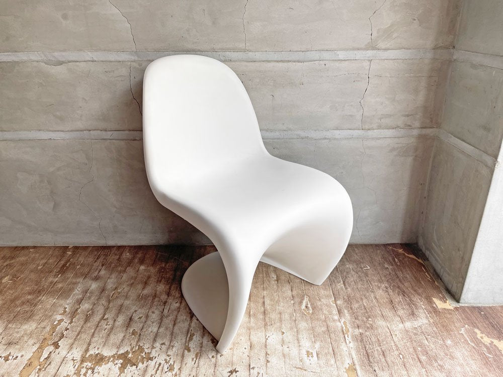 ヴィトラ vitra パントンチェア Panton Chair ホワイト ヴェルナー・パントン Verner Panton スタッキングチェア スペースエイジ ミッドセンチュリー ♪