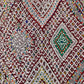モロッコ ベルベル族 ゼモール Zemmour キリムラグ 絨毯 240×135cm ジジム織り スパンコール付き ハンドメイド ●