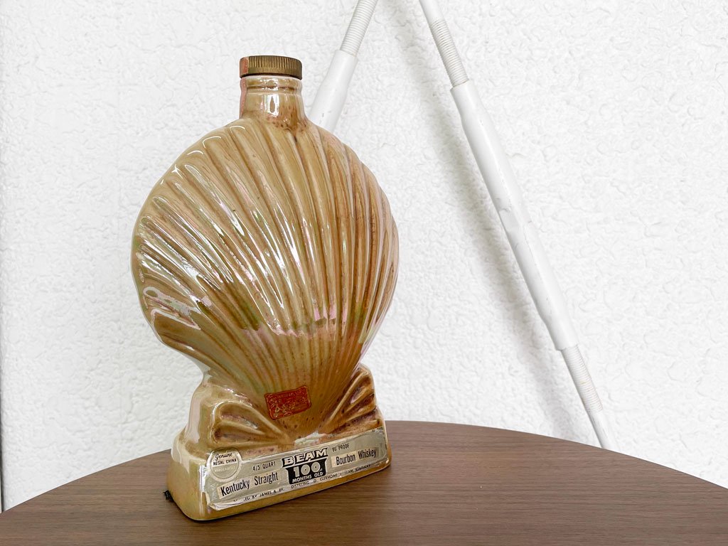 ジムビーム JIM BEAM ウイスキーボトル SEA SHELL 1968 USビンテージ アメリカ ◇