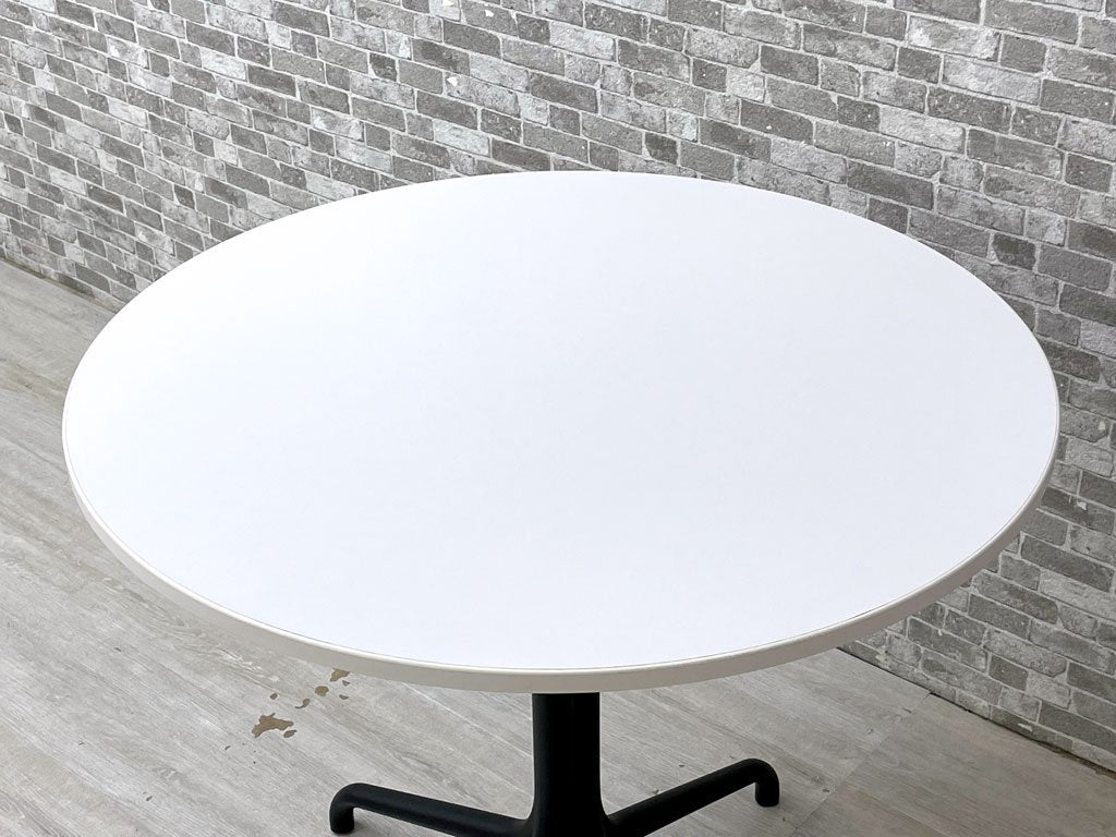 ヴィトラ vitra ベルヴィル ラウンドテーブル Belleville Round Table インドア用 メラミンホワイト天板 直径80cm ロナン&エルワン・ブルレック 定価￥95,700- ●