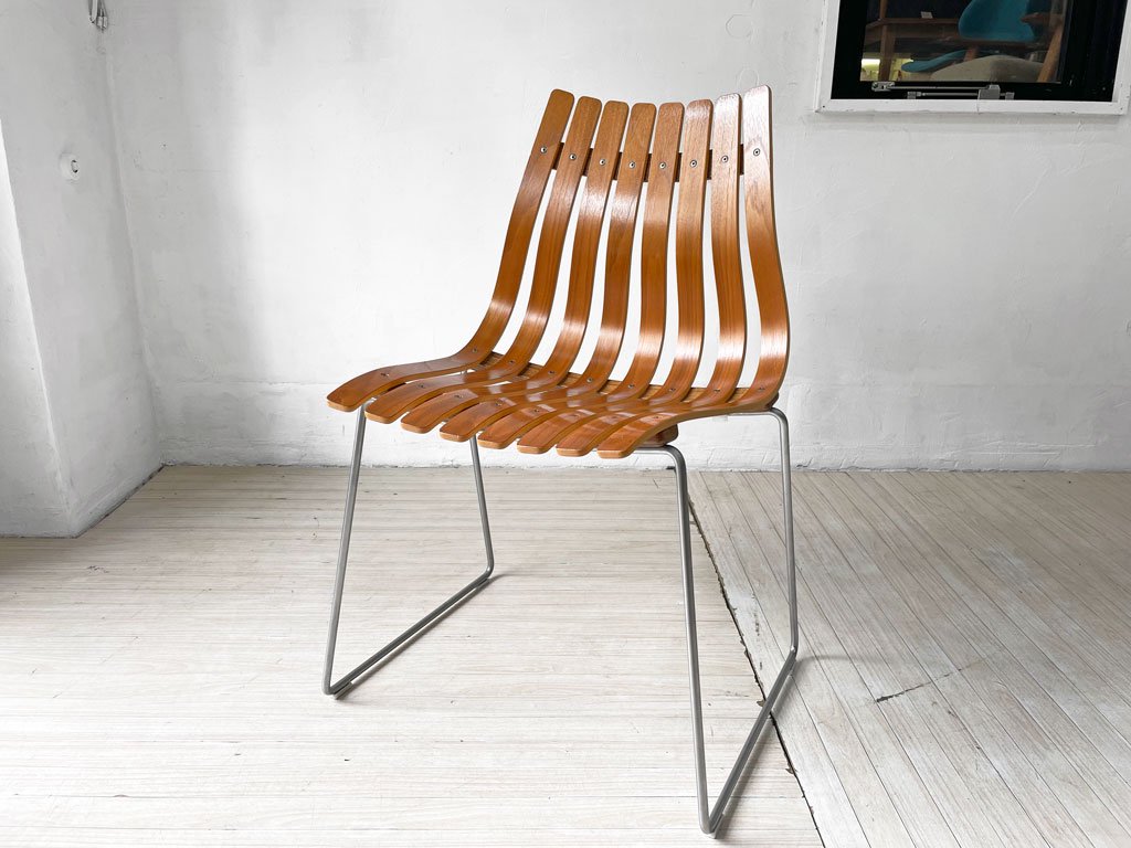 フィヨルドフィエスタ FIJORDFIESTA スカンディアジュニアチェア Scandia Junior Chair ウォールナット材 ハンス・ブラットルゥ ノルウェー 参考価格 \168,300-★