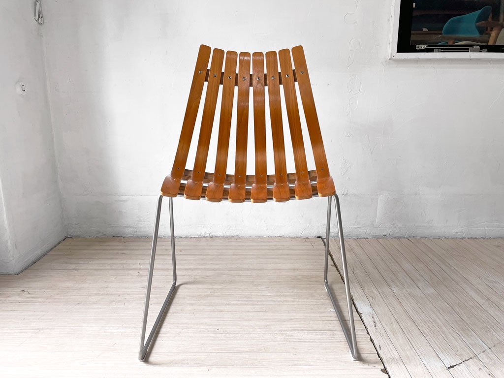 フィヨルドフィエスタ FIJORDFIESTA スカンディアジュニアチェア Scandia Junior Chair ウォールナット材 ハンス・ブラットルゥ ノルウェー 参考価格 \168,300-★