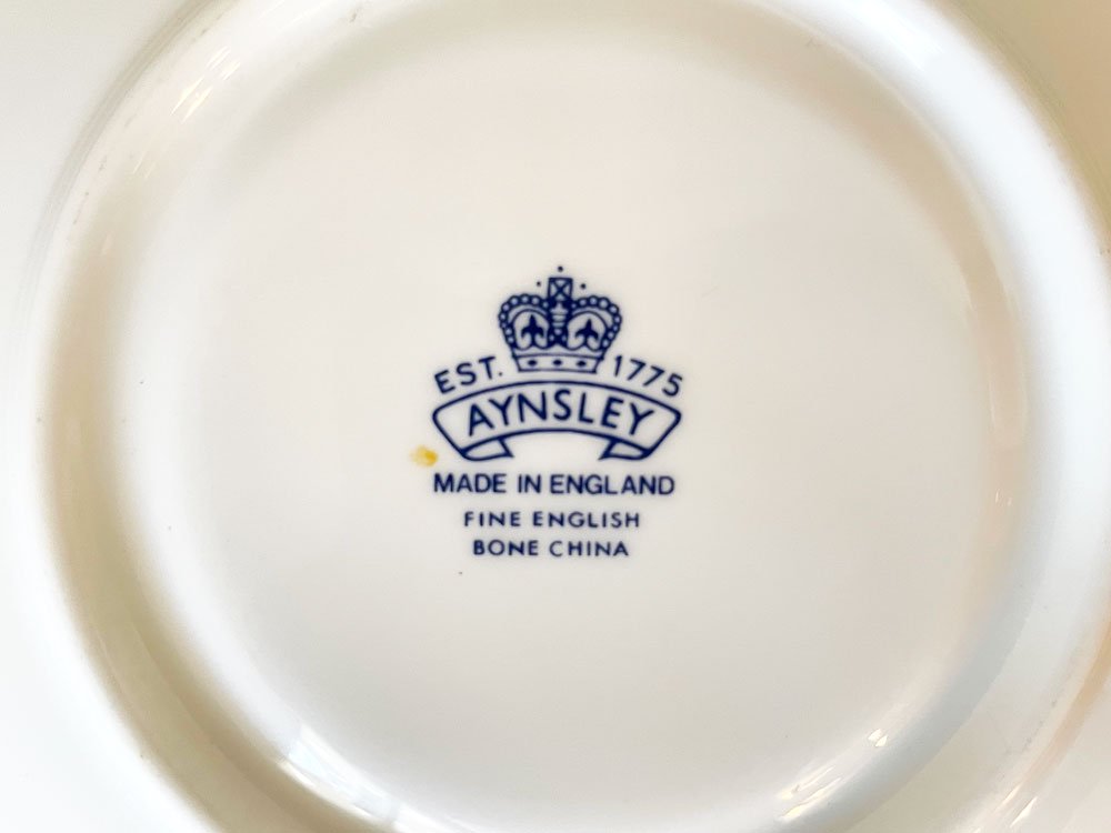 エインズレイ AYNSLEY オーチャードゴールド Orchard Gold ティーカップ&ソーサー C/S ゴールド ステファン・パーズレイ イギリス B ◎