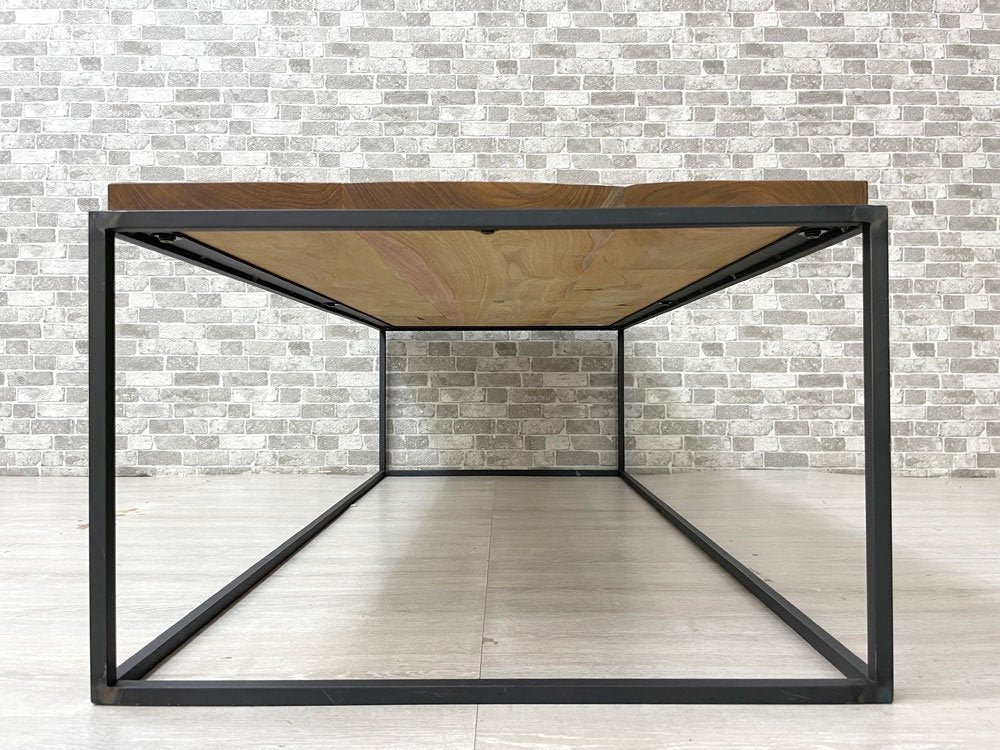 イデー IDEE フレイム テーブル FRAME TABLE 1200 オールドチーク無垢材 ローテーブル 参考価格￥105,000- ●