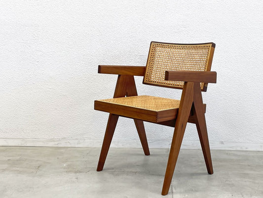 ピエールジャンヌレ Pierre Jeanneret リプロダクト PH28 Vレッグ アームチェア V-leg arm chair 〓