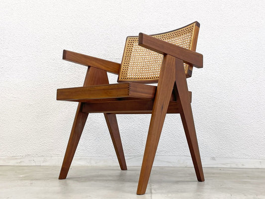 ピエールジャンヌレ Pierre Jeanneret リプロダクト PH28 Vレッグ アームチェア V-leg arm chair 〓