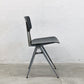 マルコ MARKO VEEDAM ビンテージ コンパスチェア Vintage　compas chair インダストリアル プライウッド ブラックペイント コンパスレッグ オランダ 〓