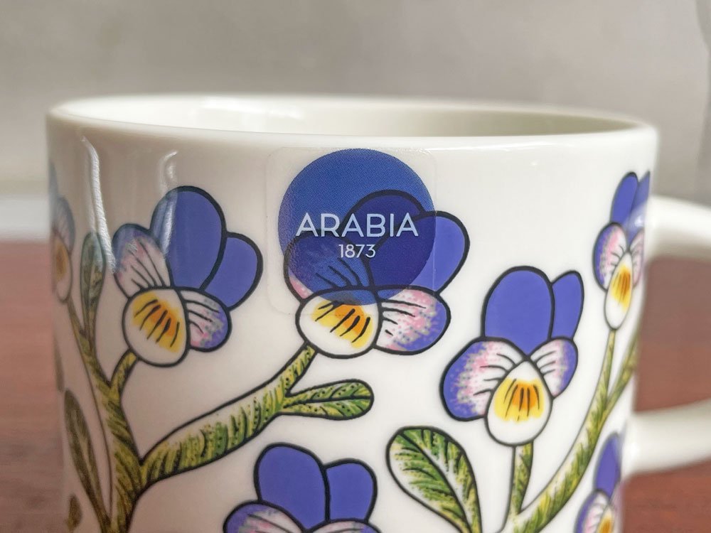 アラビア ARABIA ケトオルヴォッキ Keto-orvokki コーヒーカップ＆ソーサー 180ml ヘイッキ・オルヴォラ 北欧食器 ♪