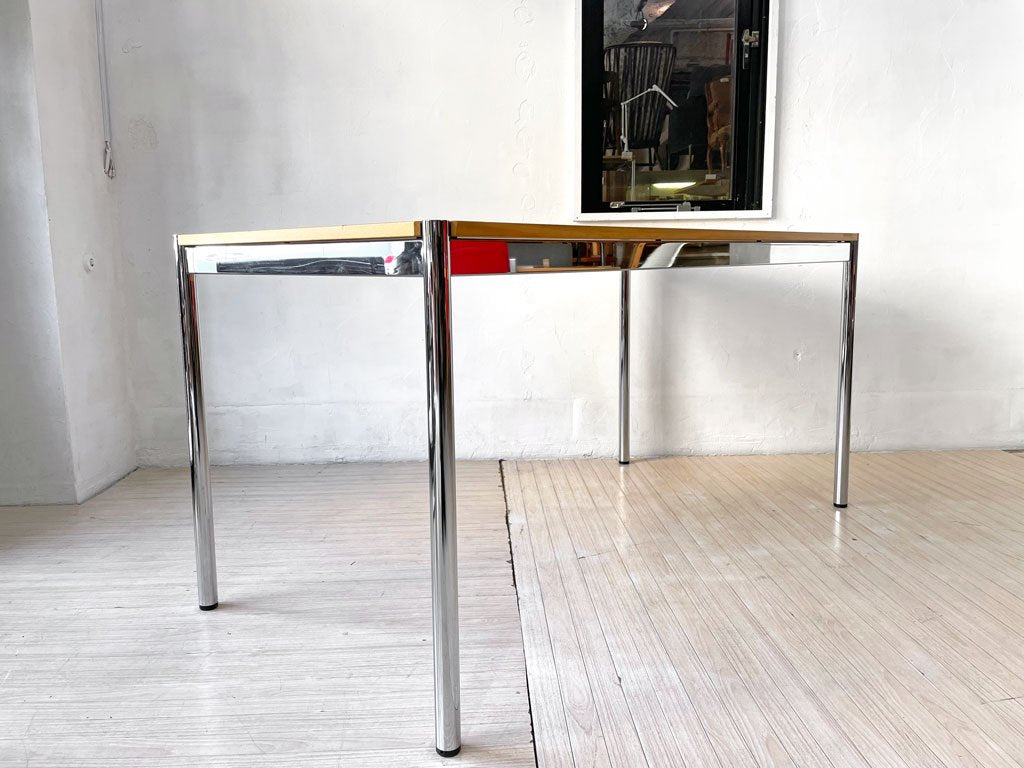 USMハラー USM Haller モジュラーファニチャー Modular Furniture ハラーテーブル ワークデスク ナチュラルウッド ビーチ材 W150cm 高さ調節機能付 ★