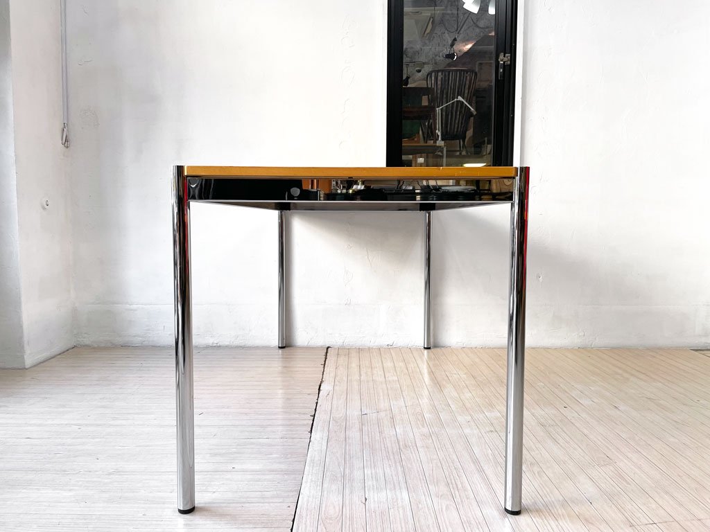 USMハラー USM Haller モジュラーファニチャー Modular Furniture ハラーテーブル ワークデスク ナチュラルウッド ビーチ材 W150cm 高さ調節機能付 ★