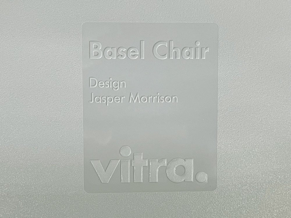 ヴィトラ vitra. バーゼルチェア Basel Chair ダイニングチェア ASAプラスチック ビーチ材 ジャスパー・モリソン Jasper Morrison ミニマル ライトグレー色 ●