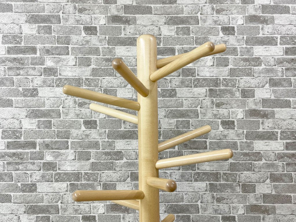 アルテック artek 160 コートハンガー 160 CLOTHES TREE ハンガーラック アンナ・マイヤ・ヤーティネン バーチ材 ミッドセンチュリー 北欧家具 定価136,400円 ●