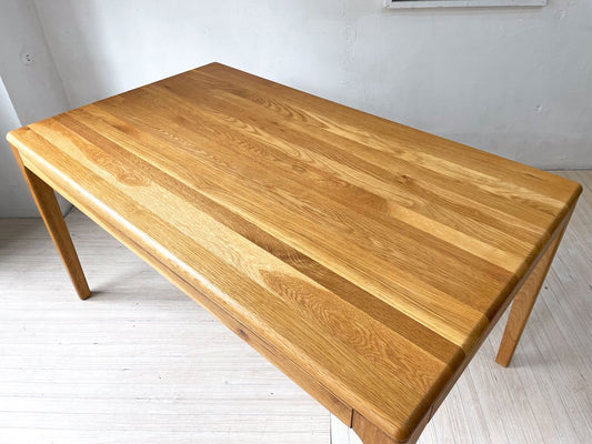 ノーウェアライクホーム NOWHERE LIKE HOME バレッタダイニングテーブル BARRETTE DINING TABLE オーク無垢材 関家具 北欧スタイル 参考定価 \79200- ★