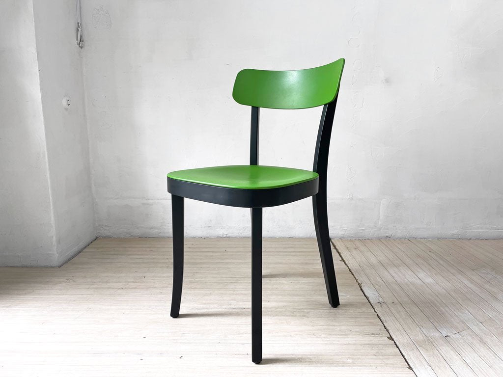 ヴィトラ vitra. バーゼルチェア Basel Chair ダイニングチェア ASAプラスチック×ビーチ材 ブラック×グリーン ジャスパー・モリソン Jasper Morrison ★