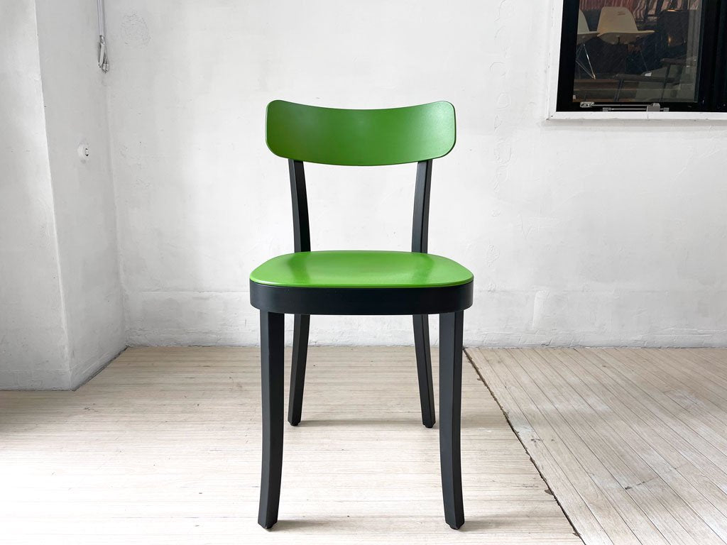 ヴィトラ vitra. バーゼルチェア Basel Chair ダイニングチェア ASAプラスチック×ビーチ材 ブラック×グリーン ジャスパー・モリソン Jasper Morrison ★