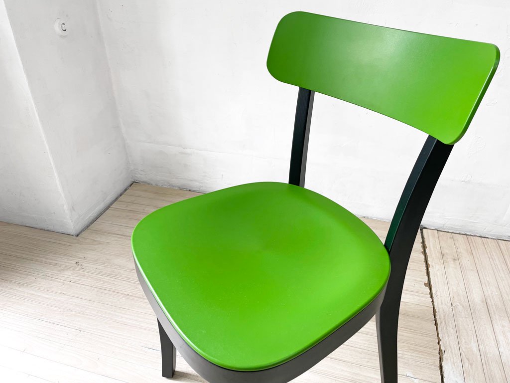 ヴィトラ vitra. バーゼルチェア Basel Chair ダイニングチェア ASAプラスチック×ビーチ材 ブラック×グリーン ジャスパー・モリソン Jasper Morrison ★