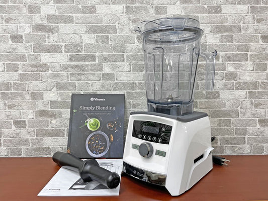 バイタミックス Vitamix アセントシリーズ A3500 ブレンダー ミキサー スムージー ジューサー コンテナ容量 2.0L ホワイト レシピ本付き ●