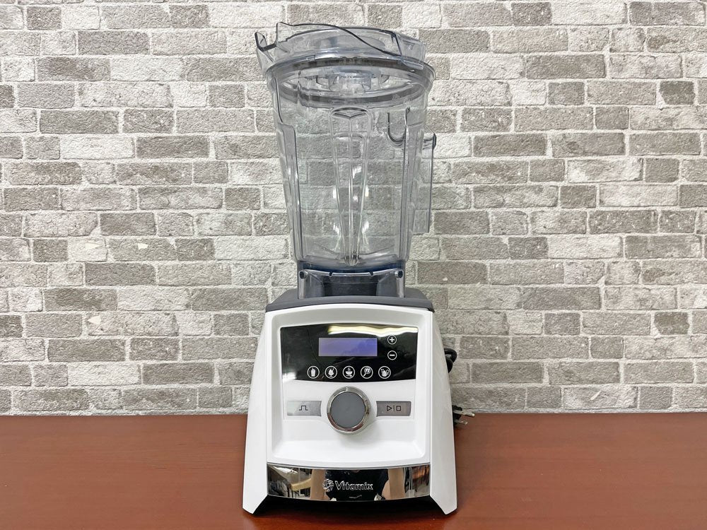 バイタミックス Vitamix アセントシリーズ A3500 ブレンダー ミキサー スムージー ジューサー コンテナ容量 2.0L ホワイト レシピ本付き ●