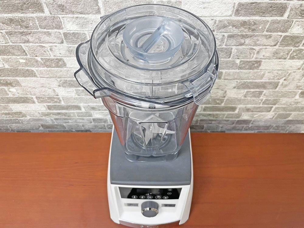 バイタミックス Vitamix アセントシリーズ A3500 ブレンダー ミキサー スムージー ジューサー コンテナ容量 2.0L ホワイト レシピ本付き ●