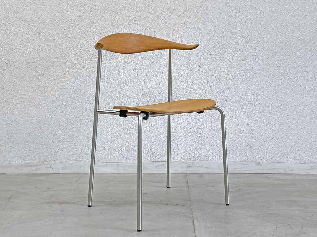 カールハンセン CARL HANSEN & SON CH88T ダイニングチェア オーク材 ステンレススチールフレーム ウェグナー 〓