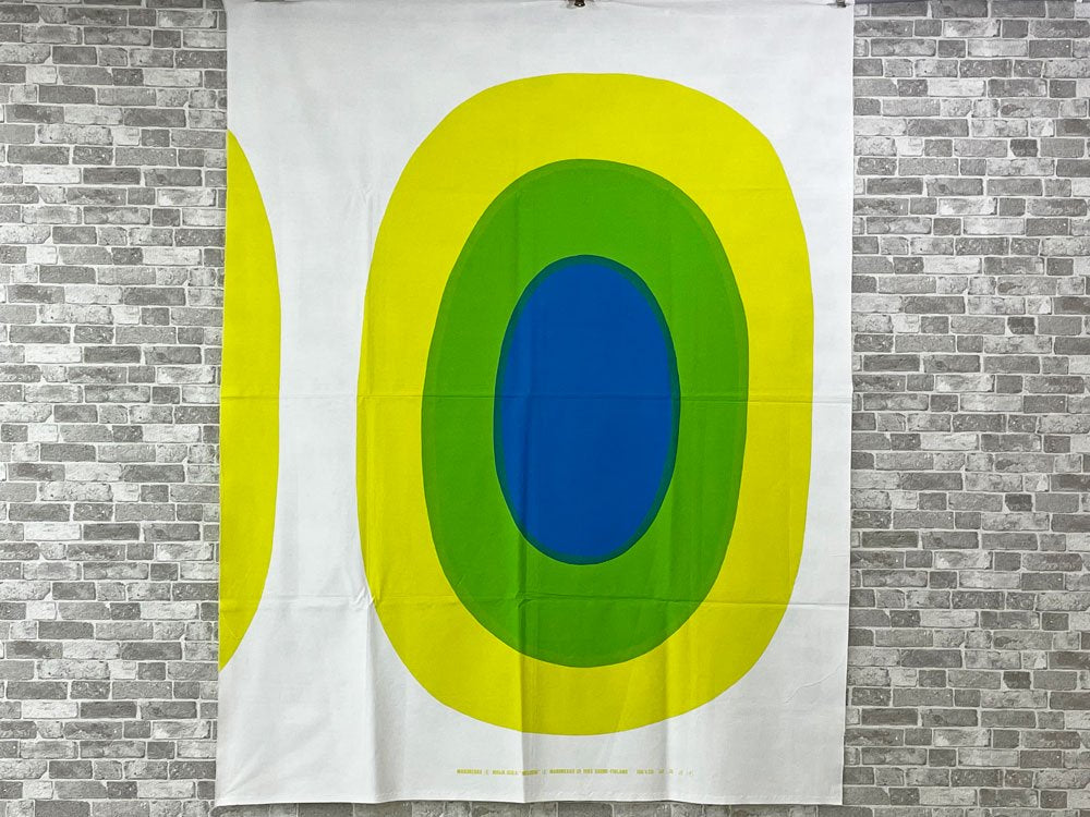 マリメッコ marimekko メローニ MELOONI ファブリック 生地 114×148cm マイヤ・イソラ Maija Isola フィンランド ビンテージ ●