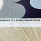 マリメッコ marimekko ピエニウニッコ2 PIENIUNIKKO2 ファブリック 146×118cm 撥水加工 パープル グレー 廃番カラー マイヤ・イソラ フィンランド ●